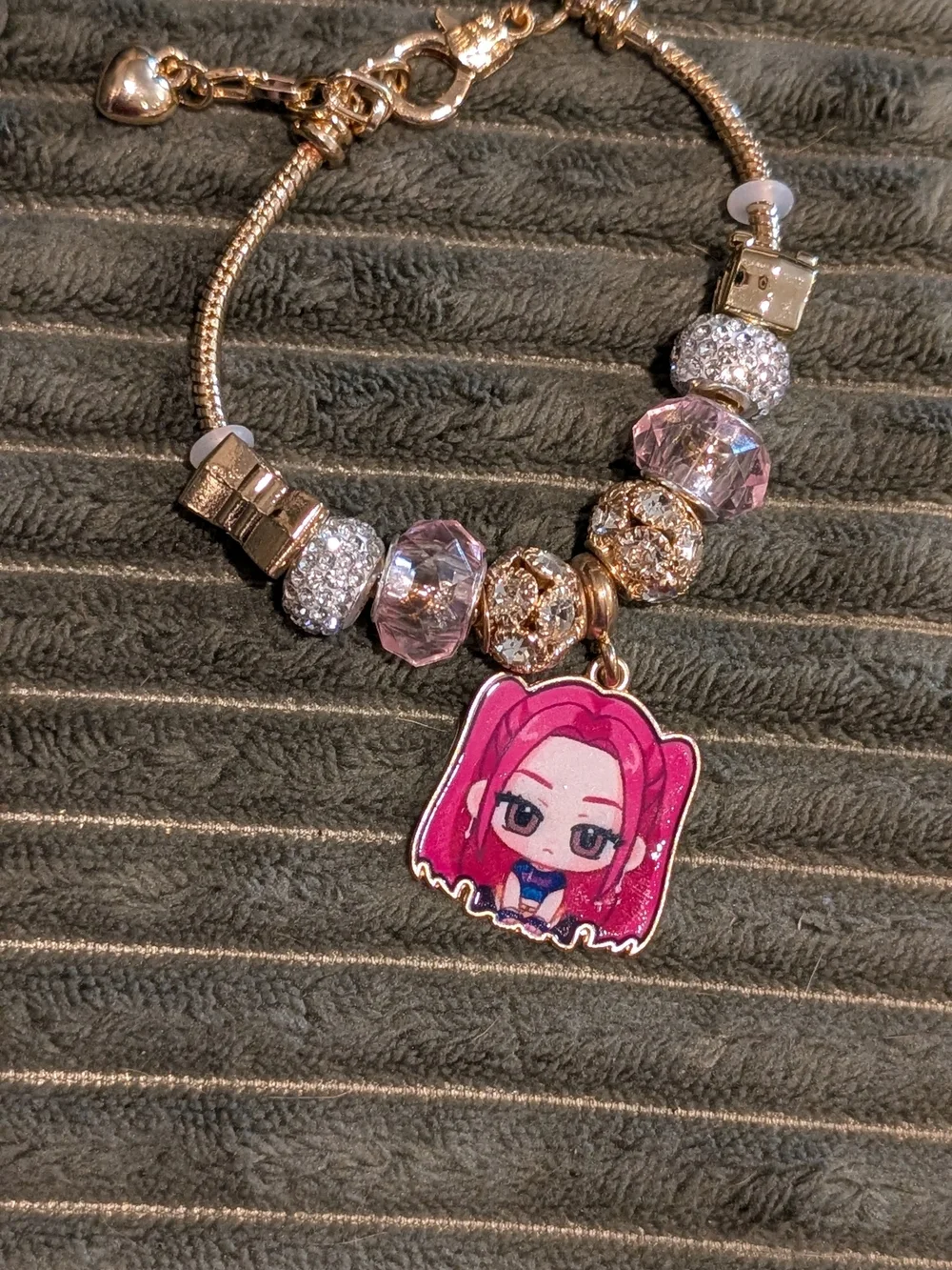 New K-pop Demon Hunters Mira Charm Bracelet